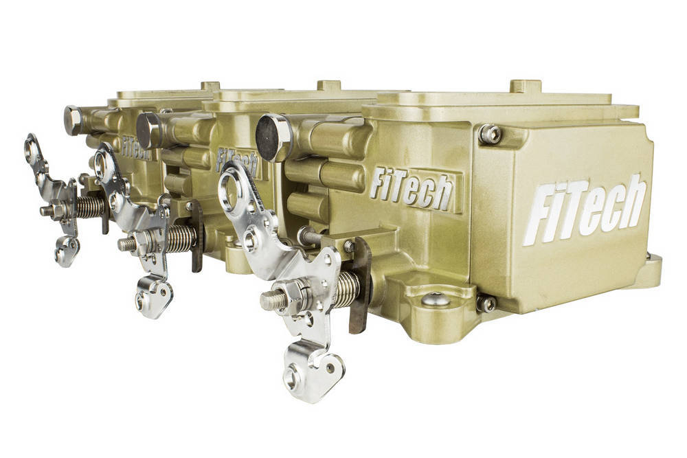Fitech Fuel Injection FIT39610 Go EFI 3x2 Tri Power EFI System Classic Gold