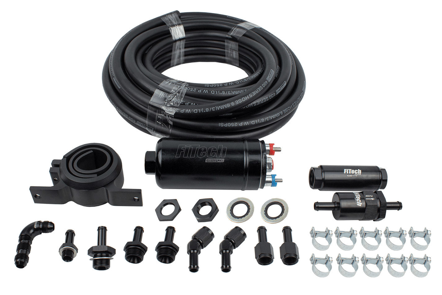 Fitech Fuel Injection FIT50001 Master Fuel Delivery Kit Inline Frame Mount