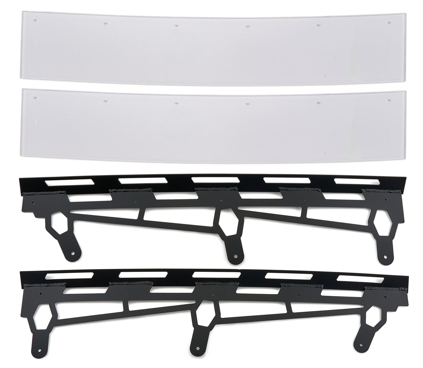 Fivestar FIV11002-47387-B 2019 LM Spoiler Black 6.5IN X 64.5IN 70 Degree