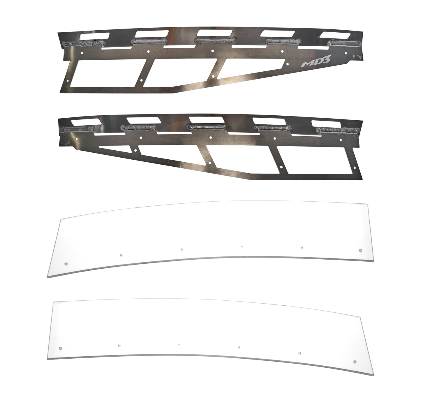 Fivestar FIV33131-47457 Spoiler 4pc Kit IMCA Stock Car