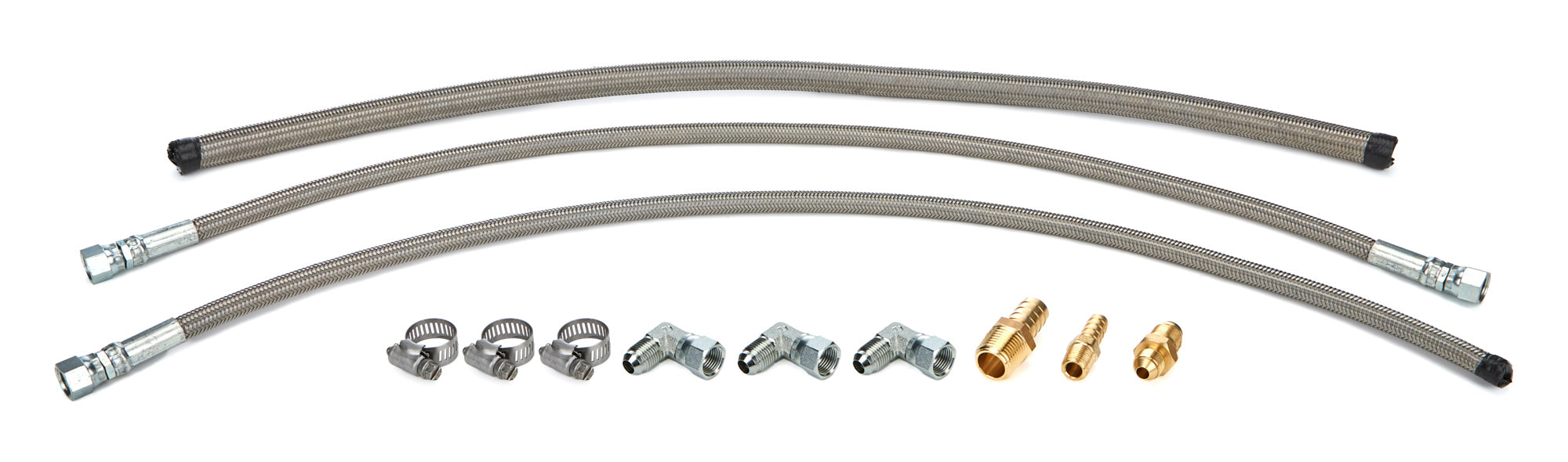 Flaming River FLAFR1610 Stainless Braided Hose Kit