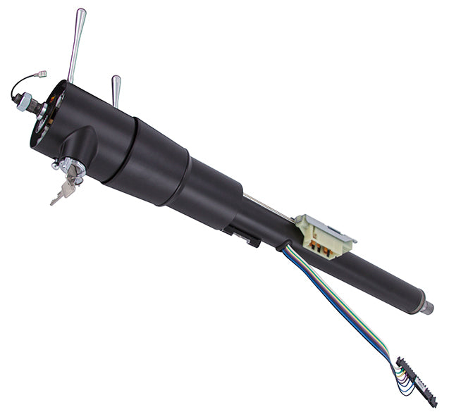 Flaming River FLAFR30019BK 79-86 Jeep CJ Steering Column Floorshift Black