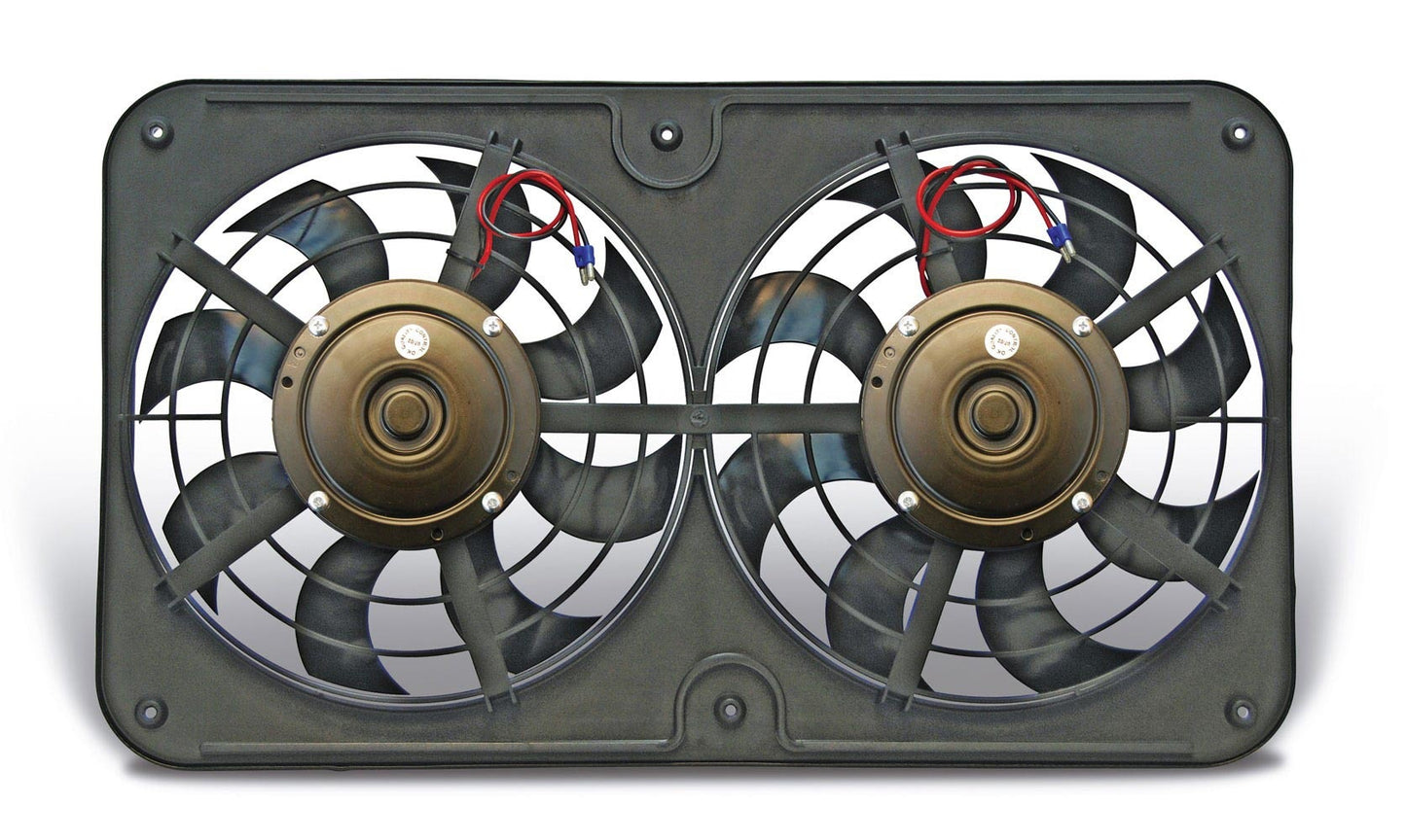 Flex-a-lite FLE104468 Dual 12-1/8in Lo Profile pusher Fan w/o Controls