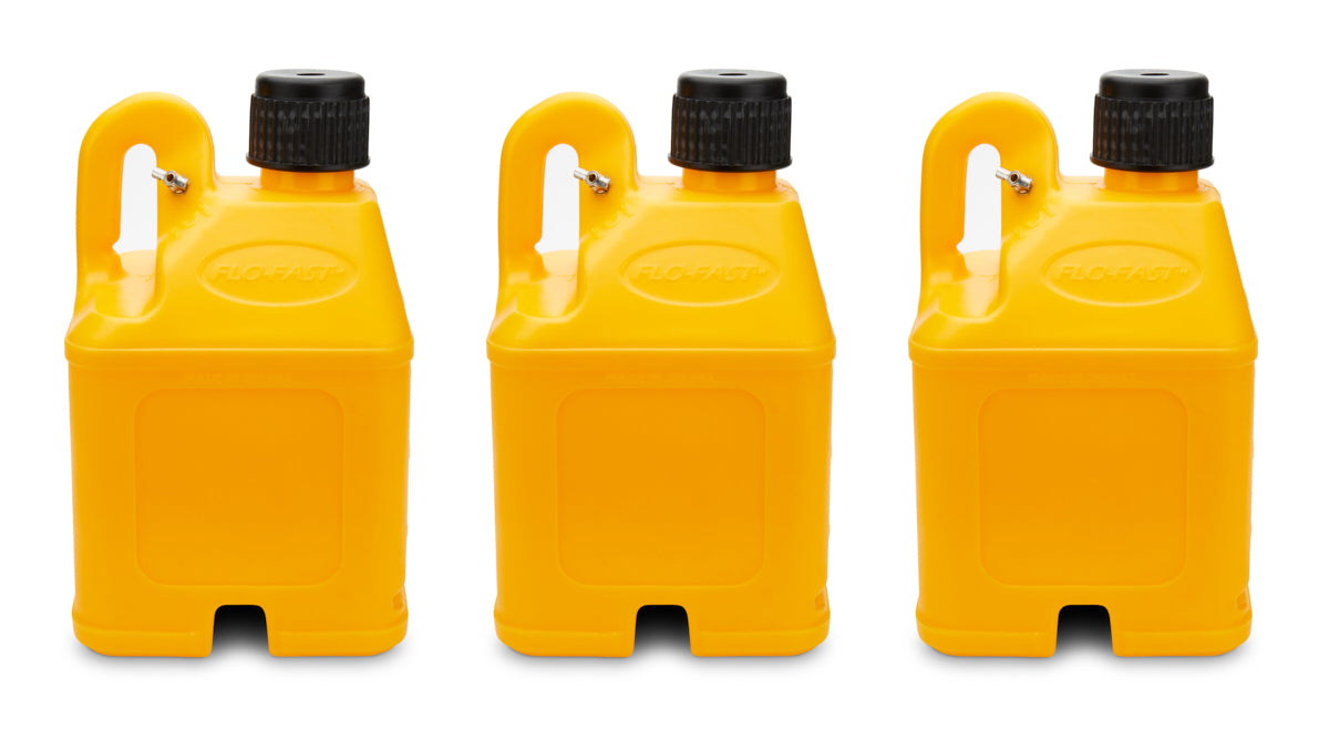 Flo-fast FLF50104-3 Utility Container Yellow (Case of 3) Stackable