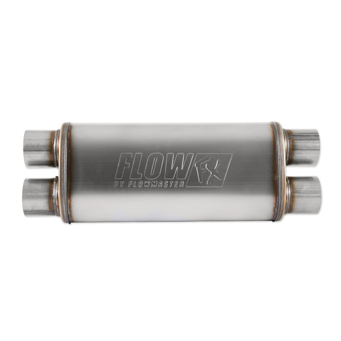 Flowmaster FLO72469 Muffler 3-1/2 Inlet 2-1/ 2 Dual Outlet