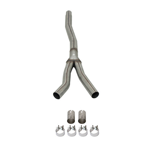 Flowmaster FLO81108 Scavenger Y Pipe-2015 Mu stang 2.3L Ecoboost Eng