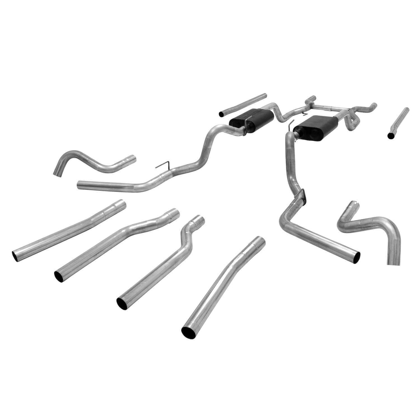 Flowmaster FLO817654 Crossmember Back Exhaust Kit 67-72 GM P/U C10