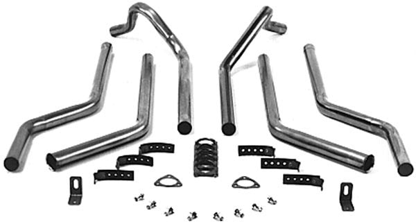 Flowtech FLT51525 Dual Exhaust Header Back Kit - Super Street