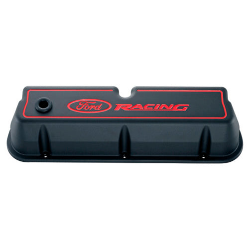 Ford FRD302-003 Die Cast Alm Valve Cover Set w/ Racing Logo