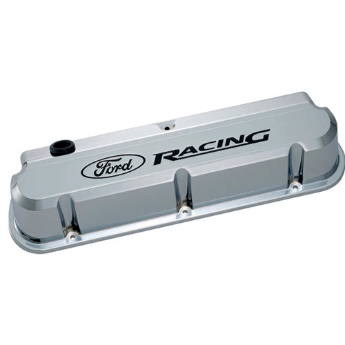 Ford Performance Parts Slant Edge Valve Cover Set w/Ford Racing Logo