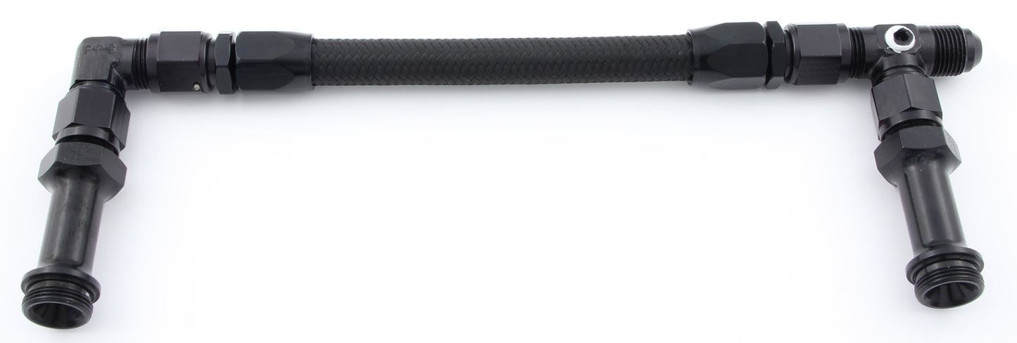 Fragola FRG930005-BL #8 Fuel Line Kit 7/8-20 Dual Inlet 4500 Black