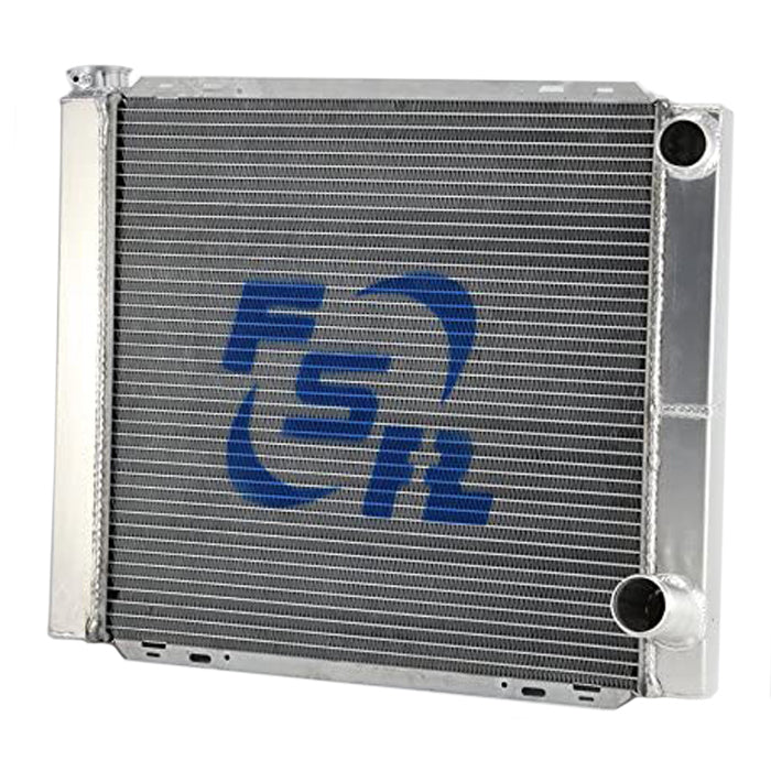 Fsr Racing FSR2619D2-20 Radiator Chevy Double Pass 26in x 19in 20an