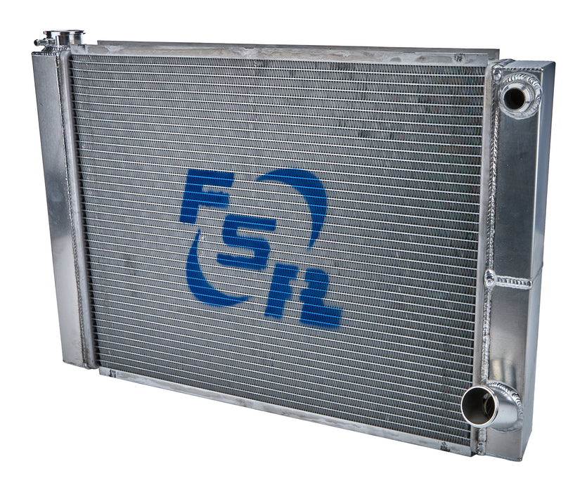 Fsr Racing FSR2719D2-16 Radiator Chevy Double Pass 27.5in x 19in -16an