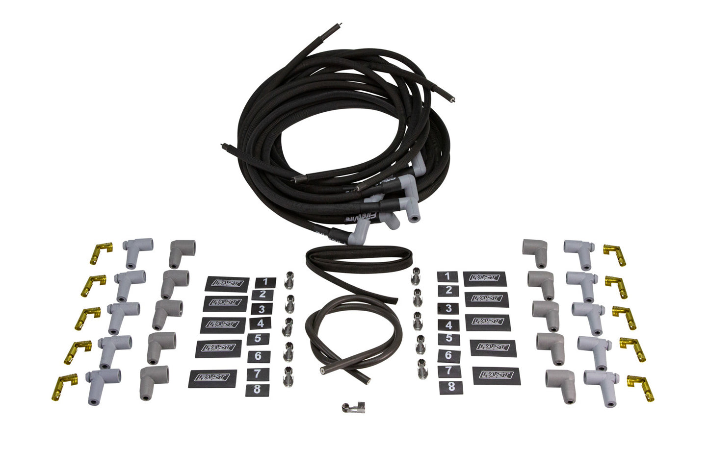 Fast Electronics FST295-0082 Spark Plug Wire Set 8.5mm w/Sleeve 90 Degree
