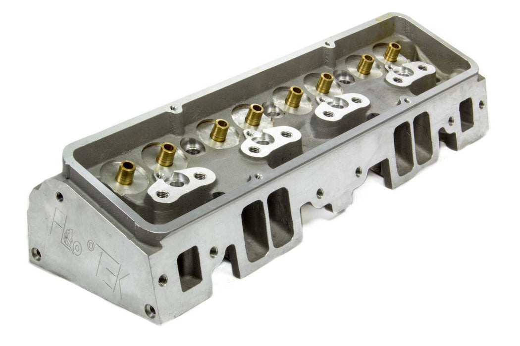 Flo-tek FTC101500 SBC 180cc Alum Cyl Head 64cc 2.02/1.60 A/P Bare