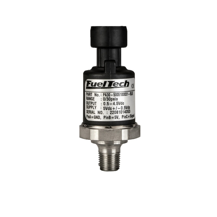 Fueltech Usa FTH5005100031-BLK Pan Vacuum Sensor (Black Series)