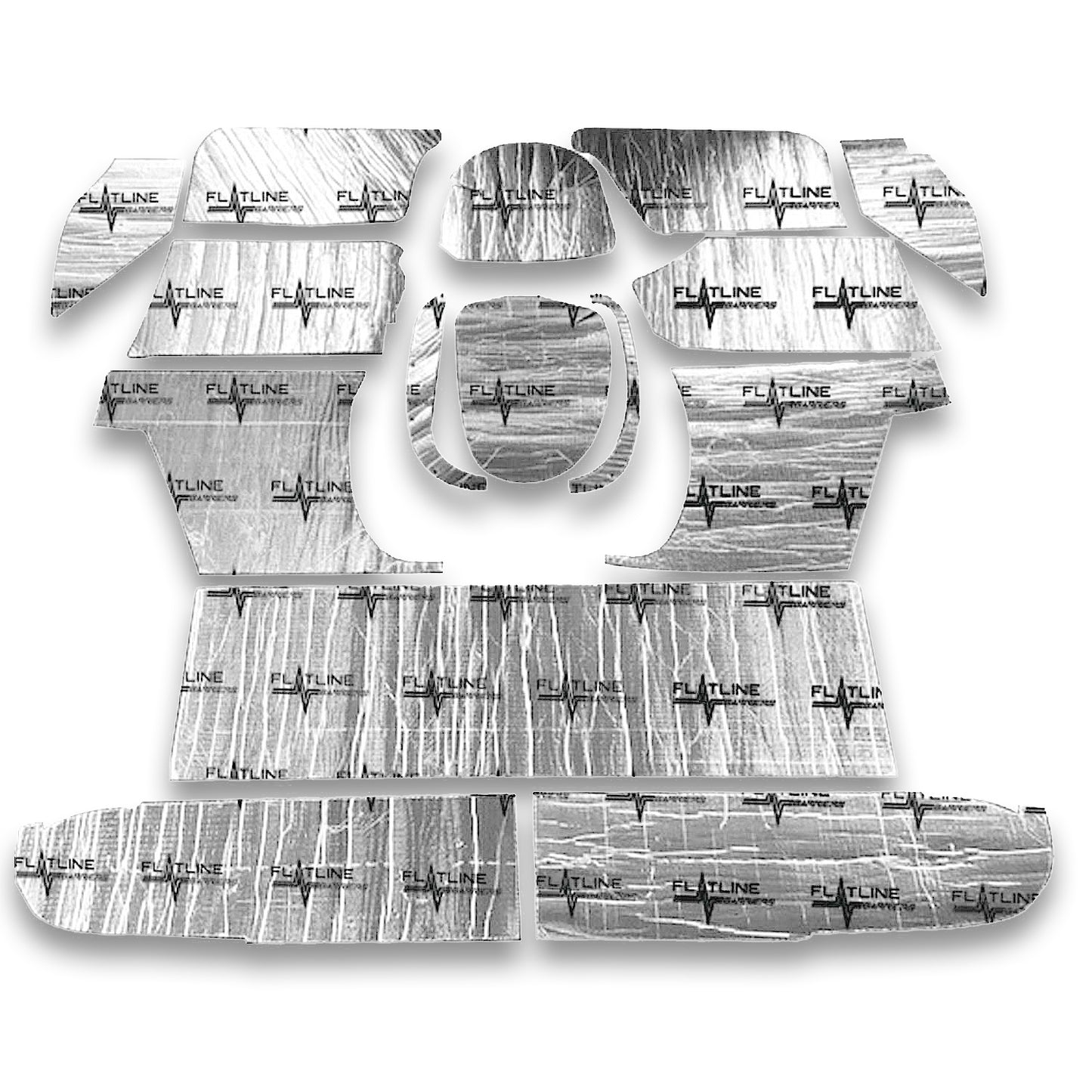 Flatline Barriers FTLTABT4034 55-59 GM Truck High Tunn el Floor Insulation Kit