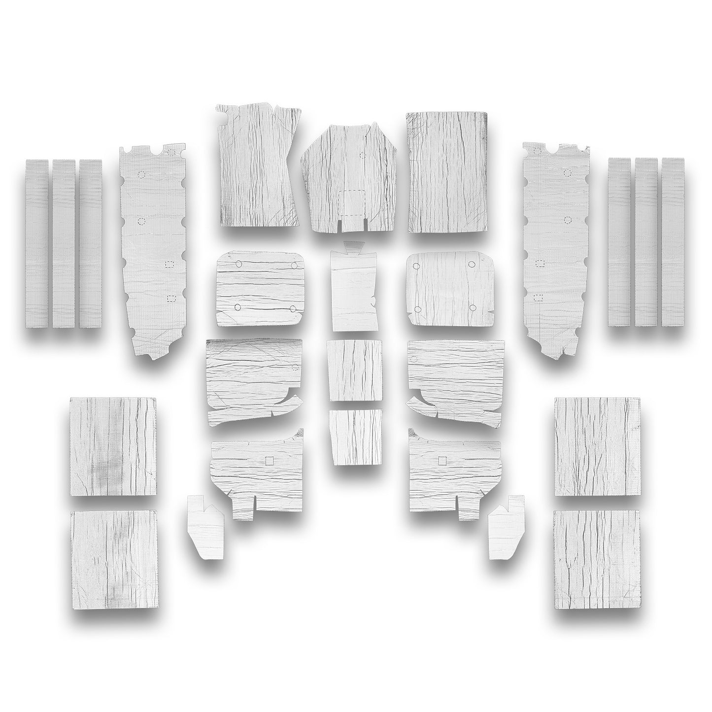 Flatline Barriers FTLTABZ6005 64-66 Ford Mustang Coupe Full Insulation Kit
