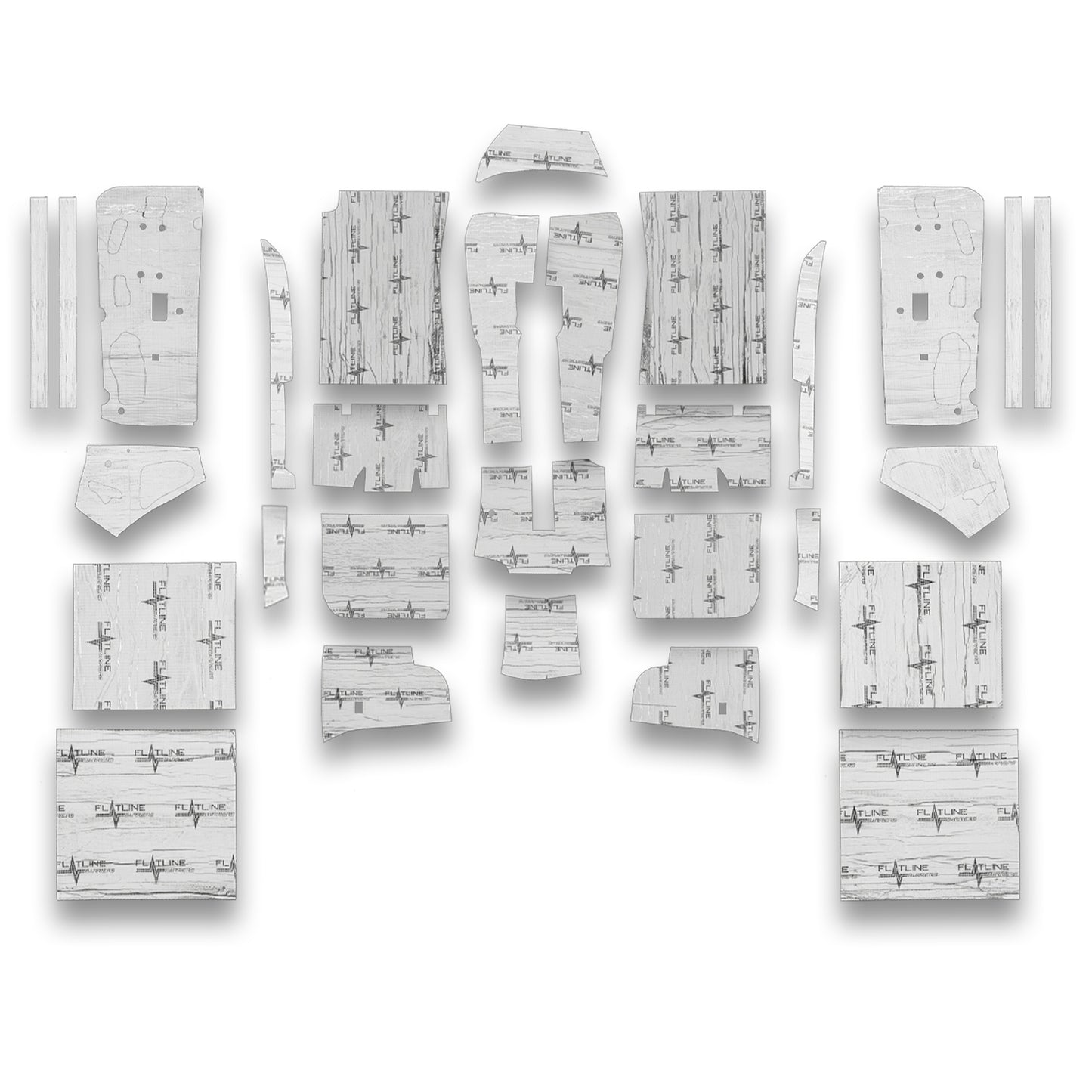 Flatline Barriers FTLTABZ6016 71-73 Ford Mustang Coupe Full Insulation Kit