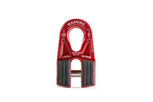 Factor 55 Flatlink-E Expert Winch Shackle Mount Red