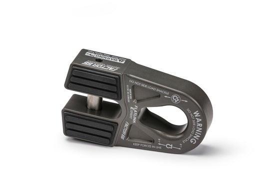 Factor 55 Flatlink-E Expert Winch Shackle Mount Gray