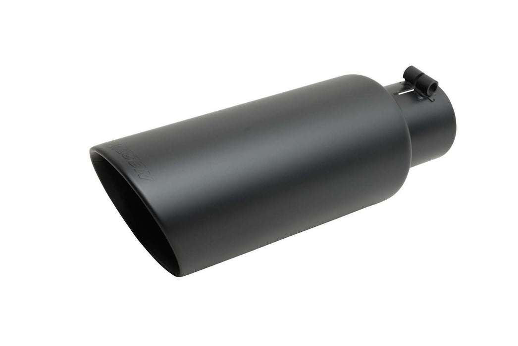 Gibson Exhaust GIB500637-B Black Ceramic Double Wal led Angle Exhaust Tip