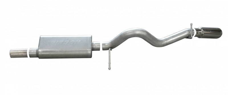 Gibson 612801 08-10 Hummer H3 Alpha 5.3L 3in Cat-Back Single Exhaust - Stainless