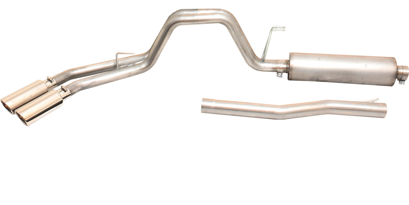 Gibson 69134 2020 Ford F-250 SuperDuty Crew 96in Bed 7.3L Cat-Back Dual Sport Exhaust System - Stainless