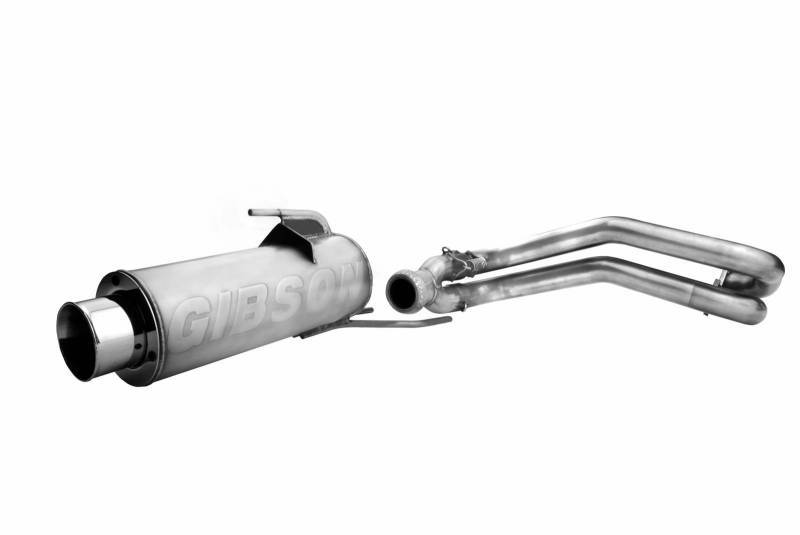 Gibson Exhaust GIB98001 Polaris UTV Single Exhau st Stainless