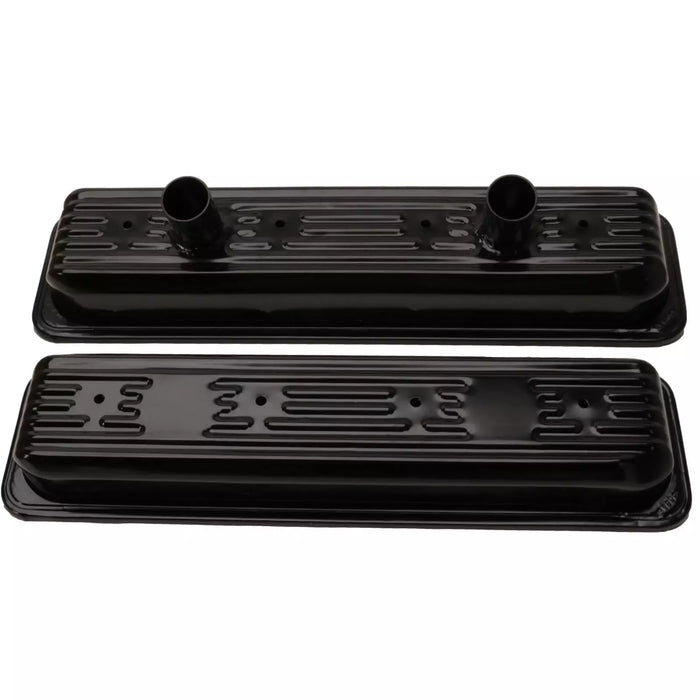 Chevrolet Performance GMP25534359 Valve Cover Kit SBC Circle Track Steel Black