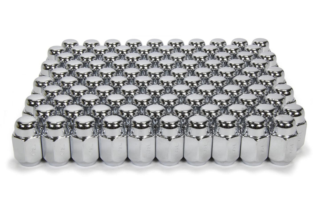 Gorilla GOR71188L 100 Lugnuts 1/2in 13/16 Hex