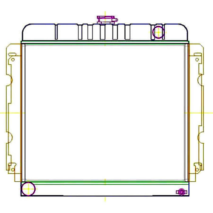 Griffin GRI500159 Radiator 70-78 Mopar B-Body