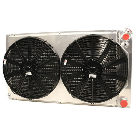 Griffin GRICU00009LS Radiator Combo Unit GM A & F Body LS w/o Trans