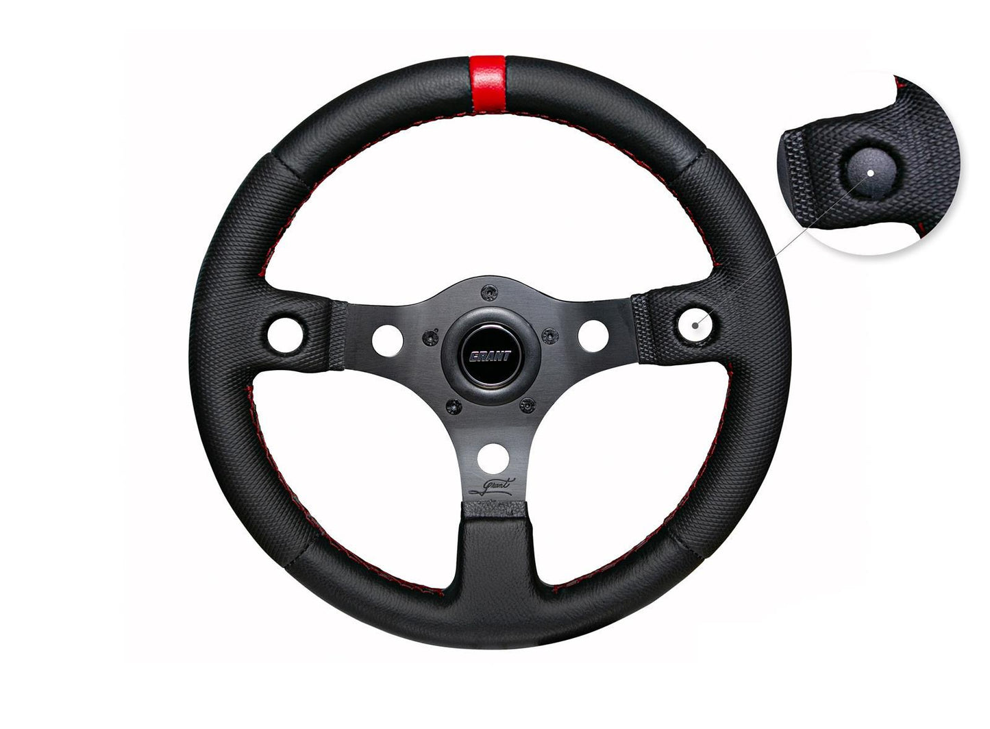 Grant GRT1079 Racing Steering Wheel Red Top Marker