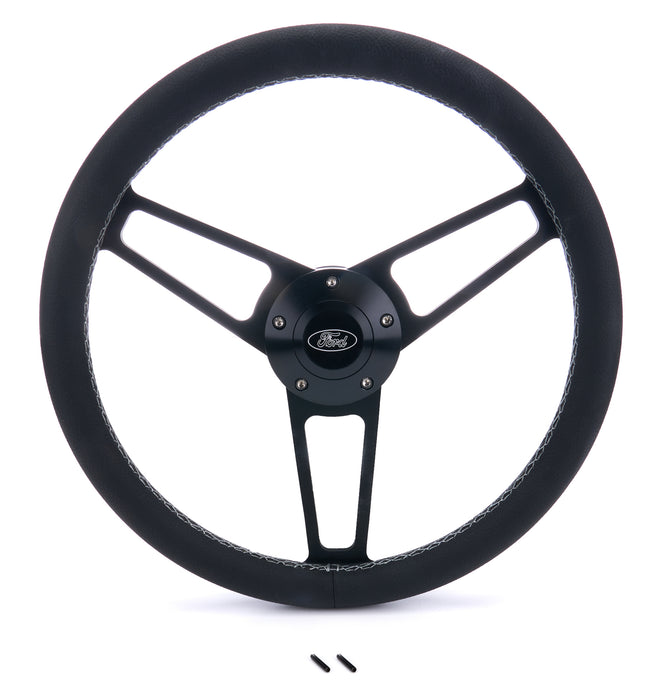 Grant GRT1907-1 Billet Classic Series Black Wheel Ford Logo