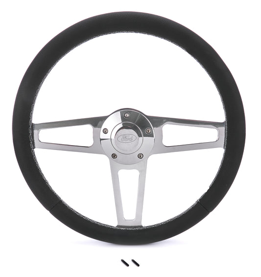 Grant GRT1912-1 Billet Classic Series Black Wheel Ford Logo