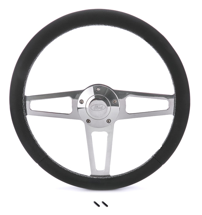 Grant GRT1912-1 Billet Classic Series Black Wheel Ford Logo