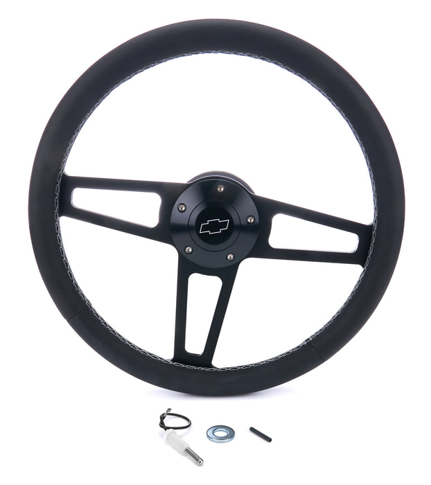 Grant GRT1916-1 Billet Classic Series Black Wheel Chevy Logo