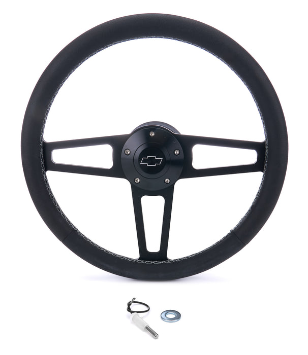 Grant GRT1916-2 Billet Classic Series Black Wheel Chevy Logo