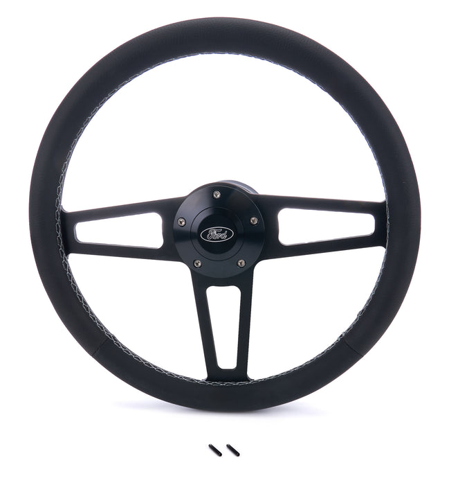 Grant GRT1917-1 Billet Classic Series Black Wheel Ford Logo