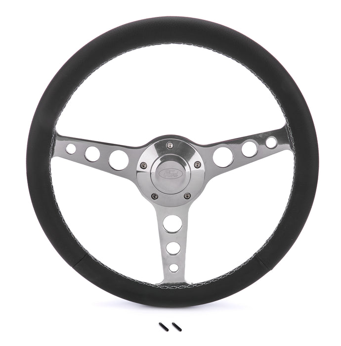 Grant GRT1922-1 Billet Classic Series Black Wheel Ford Logo