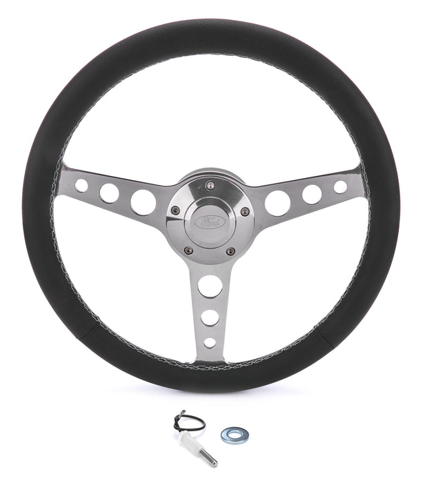 Grant GRT1922-2 Billet Classic Series Black Wheel Chevy Logo