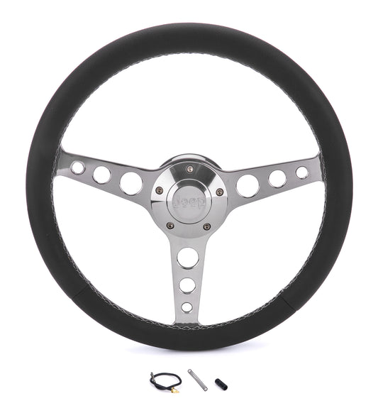 Grant GRT1924 Classic Series Wheel Jeep Logo/Install Kit