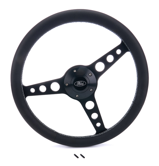 Grant GRT1927-1 Billet Classic Series Black Wheel Ford Logo