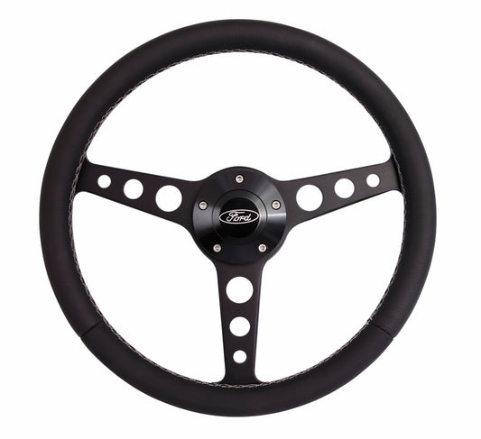 Grant GRT1928 Classic Series Blk Wheel Ford Logo/Install Kit