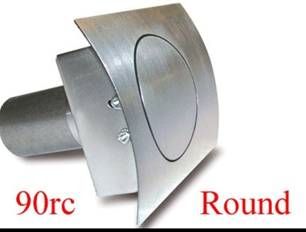 Hagan Street Rod Necessities HAG90RC Round Fuel Door Curved Surfaces