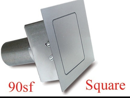 Hagan Street Rod Necessities HAG90SF Square Fuel Door Flat Surfaces