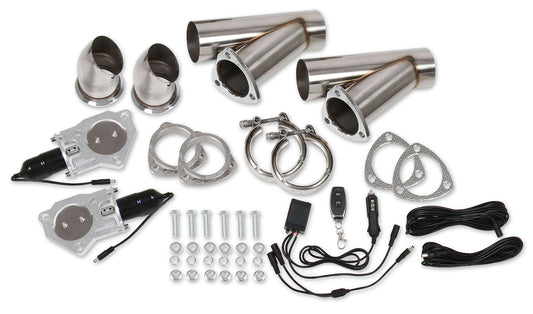 Hooker HKR11051 Exhaust Electric Cut-Out Kit - Dual 2.5in