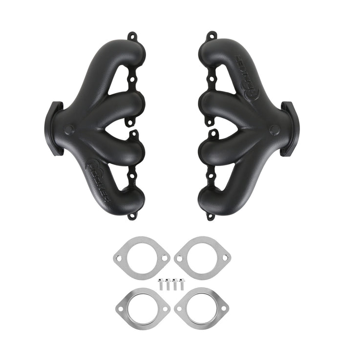 Hooker HKR8504-3HKR Exhaust Manifold Set GM LS - Center Dump