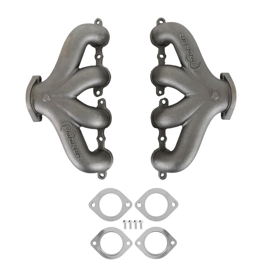 Hooker HKR8504HKR Exhaust Manifold Set GM LS - Center Dump